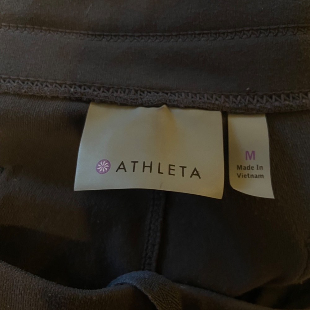 Athleta Lightweight Gray Joggers Size M Athletic Lounge Pants - Picture 3 of 4